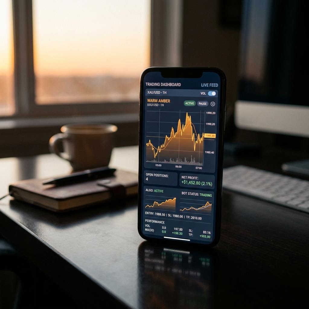 Konravel Steinbruck Dashboard auf Smartphone und Desktop